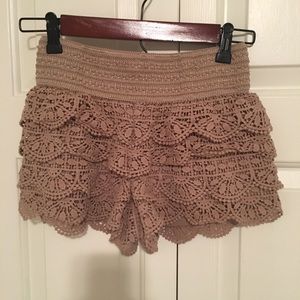 Lace shorts